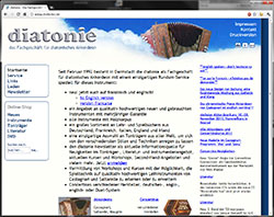 Screenshot www.diatonie.de